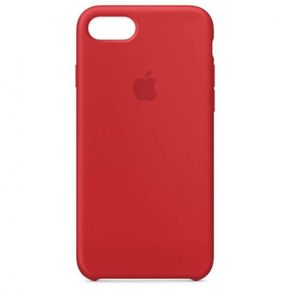 Capa P/ IPhone 7 e 8 Apple MQGP2ZM/A Silicone Vermelho