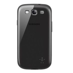 Capa P/ Samsung Galaxy S3 Belkin Grip Sheer Preta F8M398TTC00