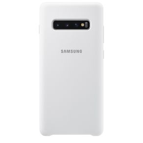 Capa P/ Samsung Galaxy S10+ Silicone Branco EF-PG975TWEGBR