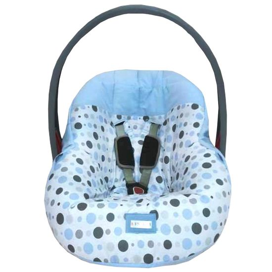 Capa para Bebê Conforto Masculina Azul Poás