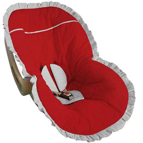 Capa para Bebê Conforto Vermelho - Soninho de Bebê