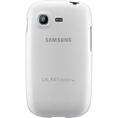 Capa para Celular Galaxy Pocket Neo Protetora Branca - Samsung