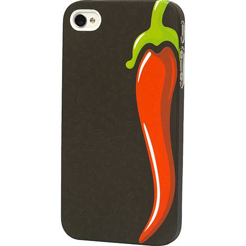 Capa para Celular IPhone 4/4s Preto/Vermelho - Chilli Beans