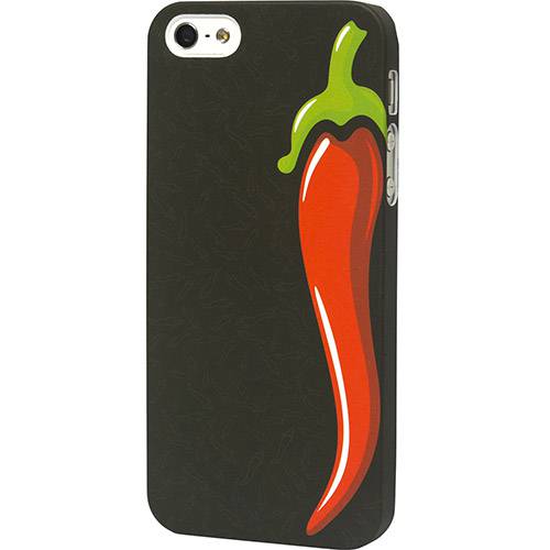 Capa para Celular IPhone 5/5s Preto/Vermelho - Chilli Beans