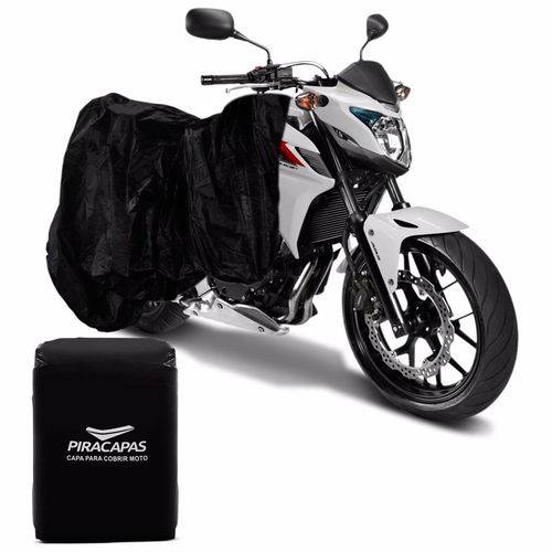 Capa para Cobrir Moto Proteção Impermeável Raios Uv Térmica Biz Cg Twister Mt03 Mt09 Harley Preta | Tamanho P