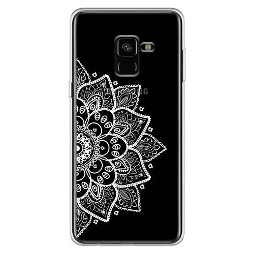 Capa para Galaxy A8 2018- Mandala 2 - Branco