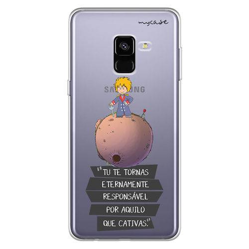 Capa para Galaxy A8 2018- o Pequeno Príncipe tu te Tornas Etermente Responsável