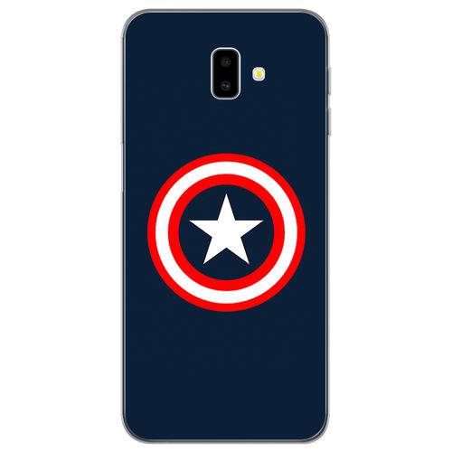 Capa para Galaxy J6 Plus - The Avengers | Escudo Capitão América 2