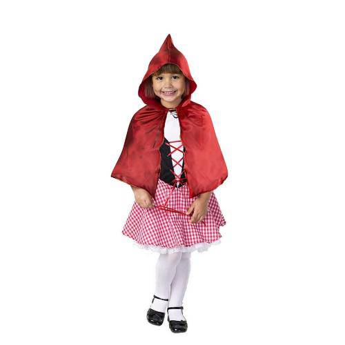 Capa para Halloween Chapeuzinho Vermelho Infantil