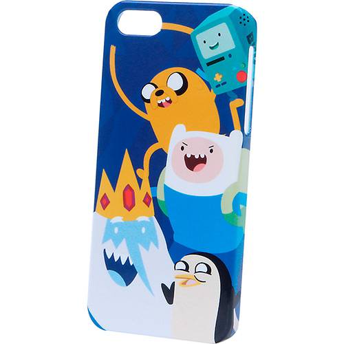 Capa para IPhone 5/5S em Policarbonato Adventure Time Meninos - Customic