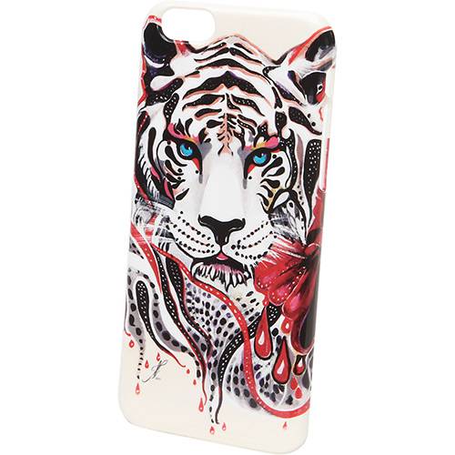 Capa para IPhone 6 Plus Policarbonato Felicia Atanasiu White Tiger - Customic