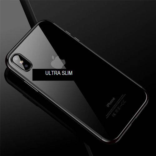 Capa para Iphone Xs Max Ultra Fina Premium - Clean Black