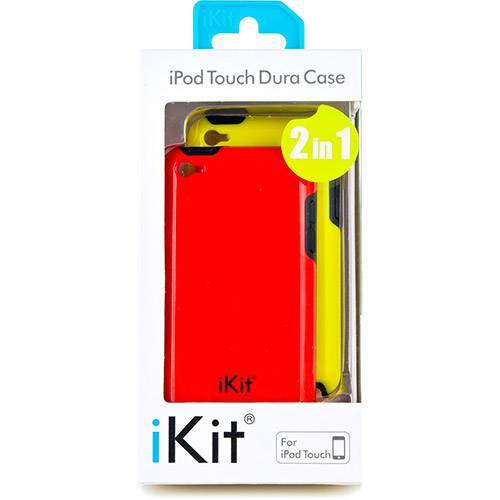 Capa para IPod Touch 2 em 1 Dura Case - Vermelha e Amarela - IKit