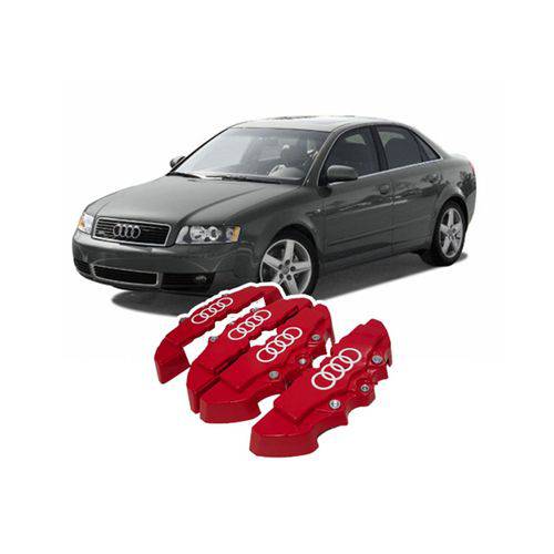 Capa Pinça de Freio Tuning 4 Peças Audi A4 2002 a 2018