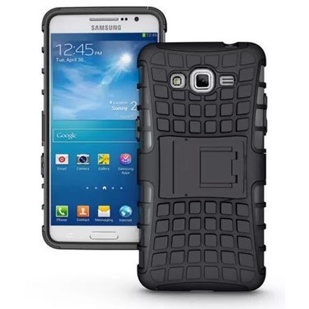 Capa Protetora Armadura 2x1 para Samsung Galaxy Grand Prime - SM-G530-Preta