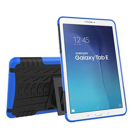 Capa Protetora Armadura 2x1 para Samsung Galaxy Tab e 9.6 - T560 / T561-Azul