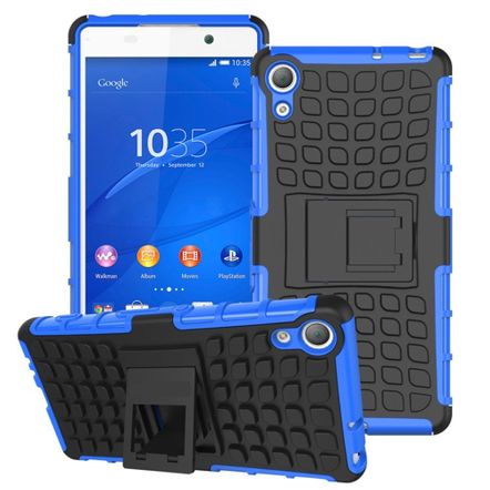 Capa Protetora Armadura 2x1 para Sony Xperia Z3 Plus / Z3+-Azul