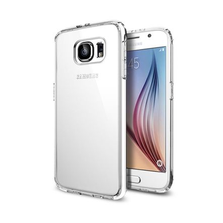 Capa Protetora Baseus Air Case em TPU Premium para Samsung Galaxy S6-Branca