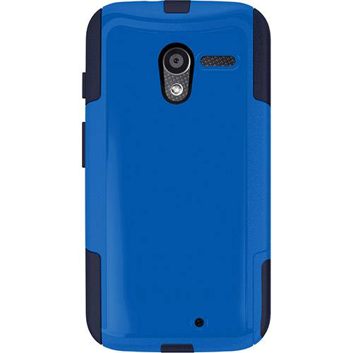 Capa Protetora Commuter Azul Claro com Detalhe Azul Escuro Moto X