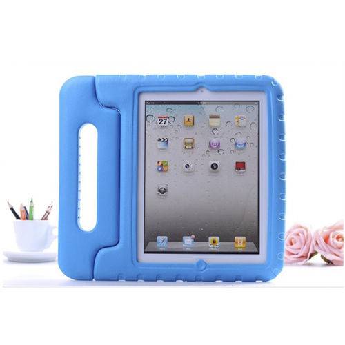 Capa Protetora Infantil Emborrachada para Ipad Mini 1 2 3 4 - Azul