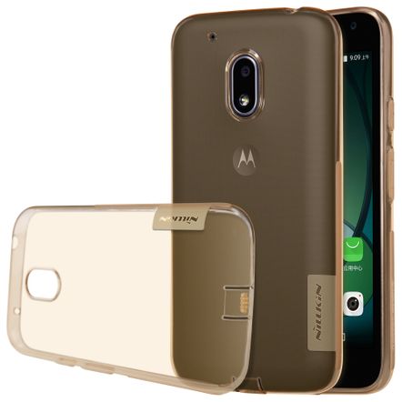 Capa Protetora Nillkin 0.6 Mm em TPU Premium para Motorola Moto G4 Play-Marrom