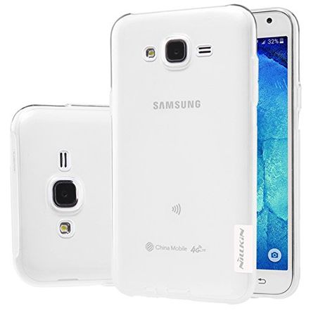 Capa Protetora Nillkin 0.6 Mm em TPU Premium para Samsung Galaxy J7 - 2015-Branca