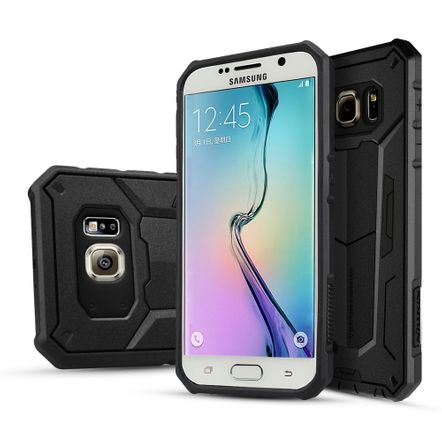 Capa Protetora Nillkin Defender 2x1 para Samsung Galaxy S6-Preta