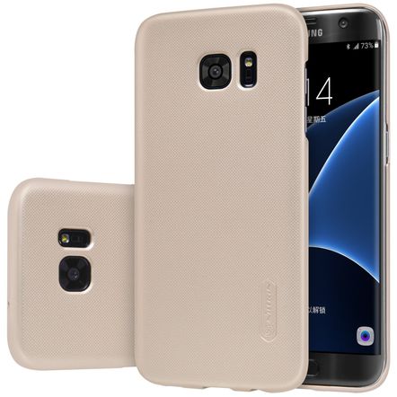 Capa Protetora Nillkin Super Frosted para Samsung Galaxy S7 Edge-Dourada