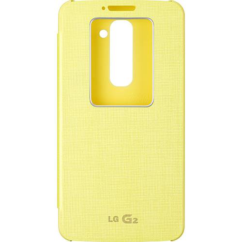 Capa Protetora Quick Window Amarelo Optimus G2 - LG