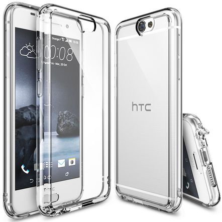 Capa Protetora Rearth Ringke Fusion para HTC One A9-Transparente
