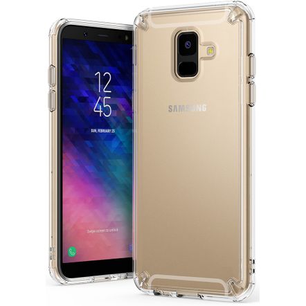 Capa Protetora Rearth Ringke Fusion para Samsung Galaxy A6 2018-Crystal Clear