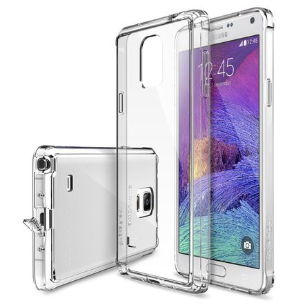 Capa Protetora Rearth Ringke Fusion para Samsung Galaxy Note 4-Transparente