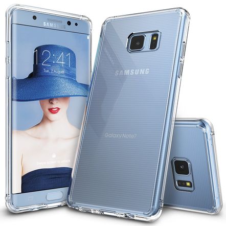 Capa Protetora Rearth Ringke Fusion para Samsung Galaxy Note 7-Transparente