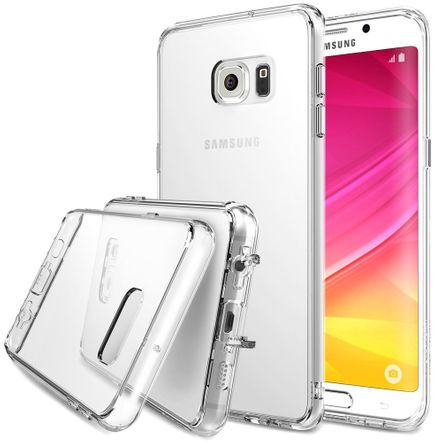Capa Protetora Rearth Ringke Fusion para Samsung Galaxy S6 Edge+ Plus-Transparente