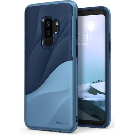 Capa Protetora Rearth Ringke Wave para Samsung Galaxy S9 Plus-Coastal Blue