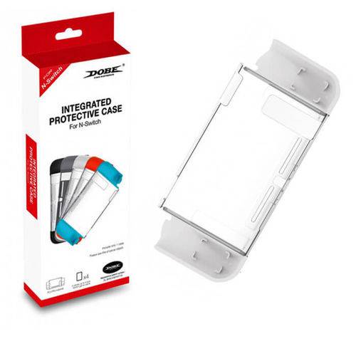 Capa Protetora Silicone Tpu Case Anti Risco Impermeável para Nintendo Switch Dobe Tns-1875 Branco