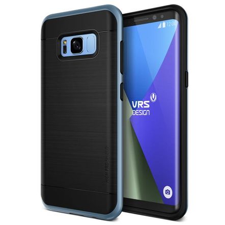 Capa Protetora VRS Design High Pro Shield para Samsung Galaxy S8 Capa Protetora VRS Design High Pro Shield para Samsung Galaxy S8-Blue Coral