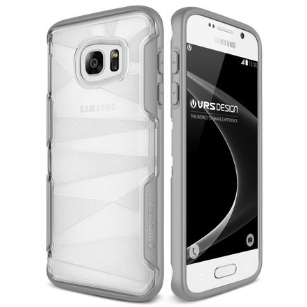 Capa Protetora VRS Design Shine Guard para Samsung Galaxy S7-Cinza