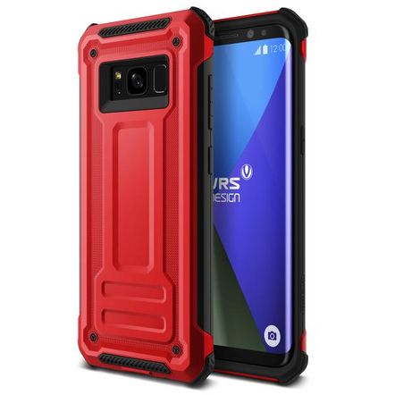 Capa Protetora VRS Design Terra Guard para Samsung Galaxy S8-Crimson Red
