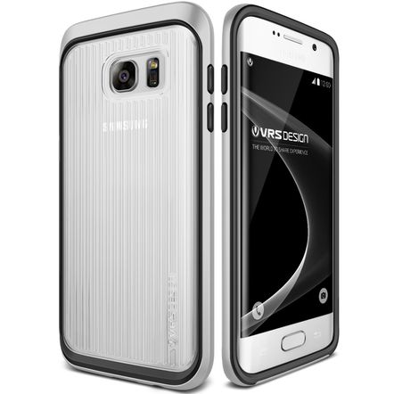 Capa Protetora VRS Design Triple Mixx para Samsung Galaxy S7 Edge-Satin Silver