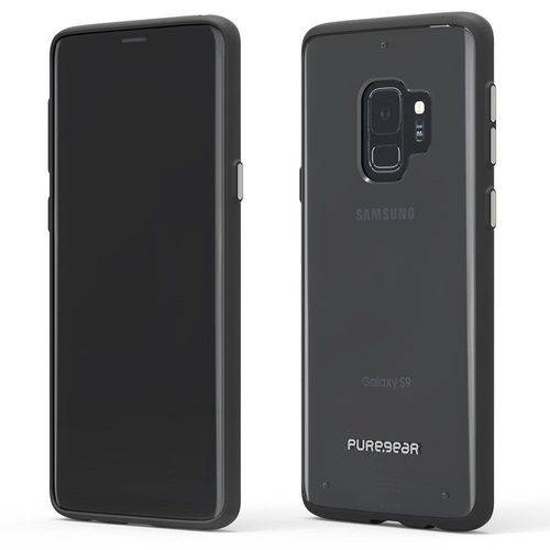 Capa Puregear Slim Shell Samsung Galaxy S9 G960 - Transparente com Borda Preta