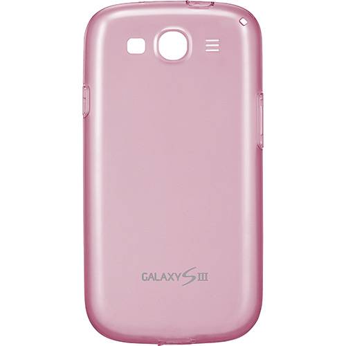 Capa Samsung Protetora TPU Galaxy SIII Pink
