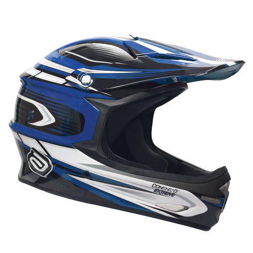 Capacete Bike Asw Extreme Downhill Azul