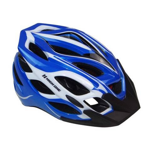 Capacete Ciclismo MTB INM 27A-1 AZL/BCO/PTO HIGH ONE
