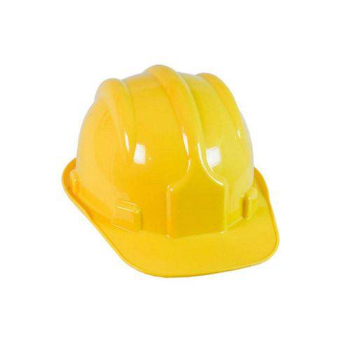 Capacete de Segurança Construção Civil com Carneira Amarelo Epi - Worker