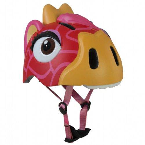 Capacete Infantil com LED Red Giraffe 49 a 55 Cm - Crazy Safety