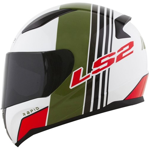 Capacete Ls2 Ff353 Rapid Multiply Wht/gre/red