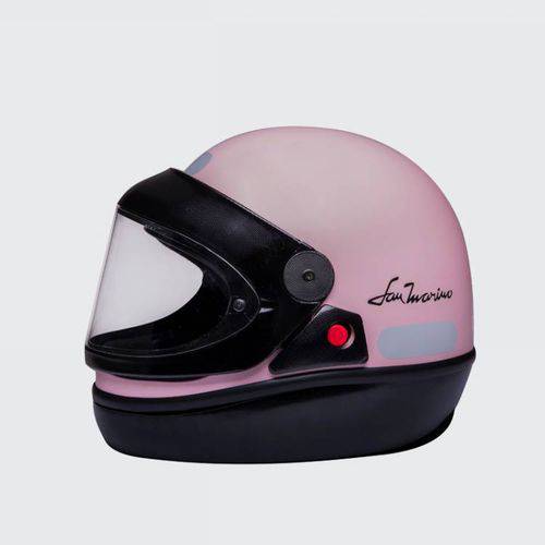 Capacete para Moto San Marino Colors Rosa