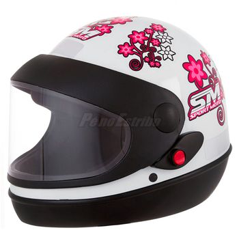 Capacete PRO TORK Sport Moto For Girls Tamanho 60