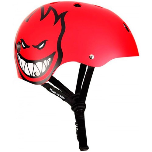 Capacete Protec Spitfire Satin Red EPS